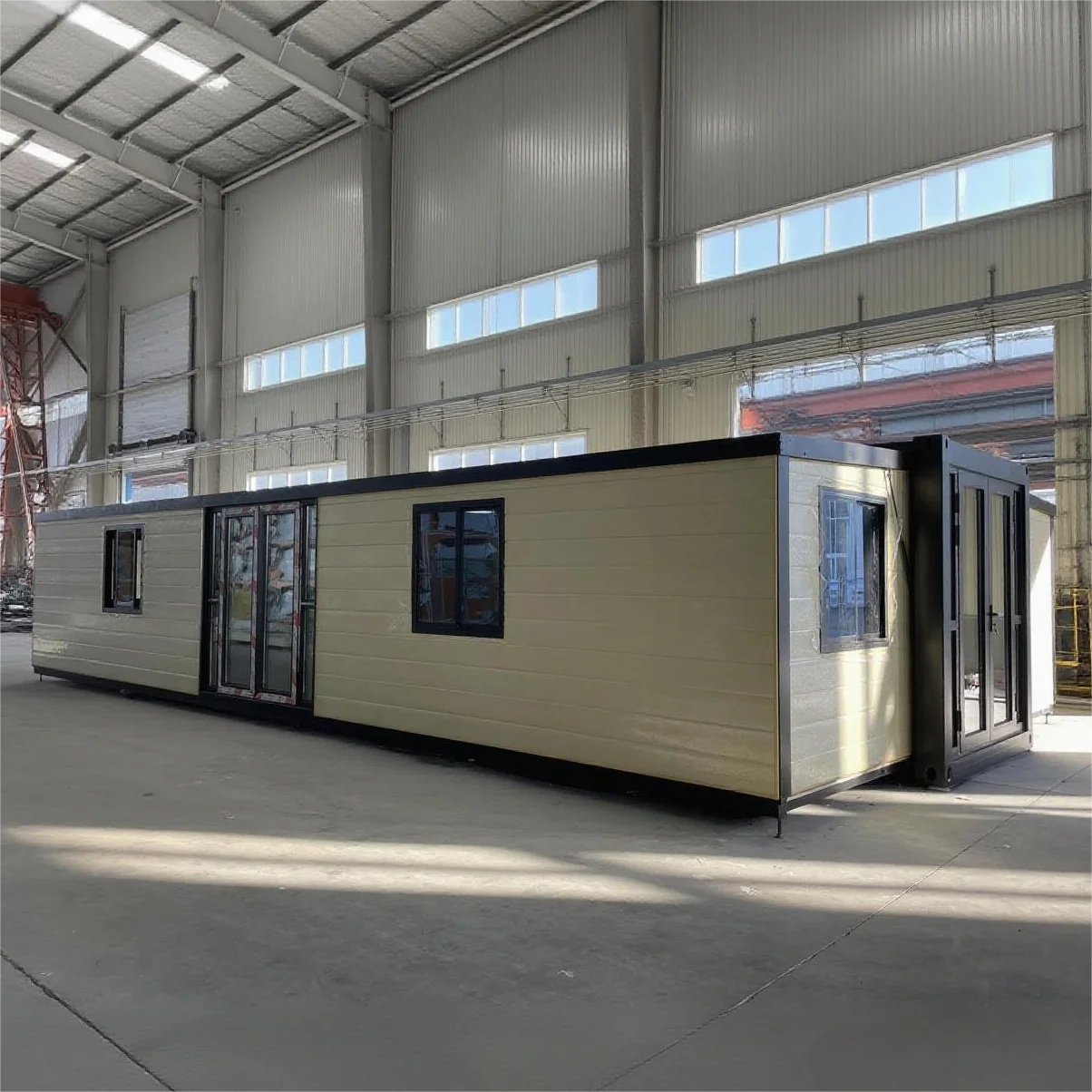 Factory Custom Made Expandable Container House Fashion Design Anodizing Aluminum Alloy Container Outdoor Modular Prefab Building