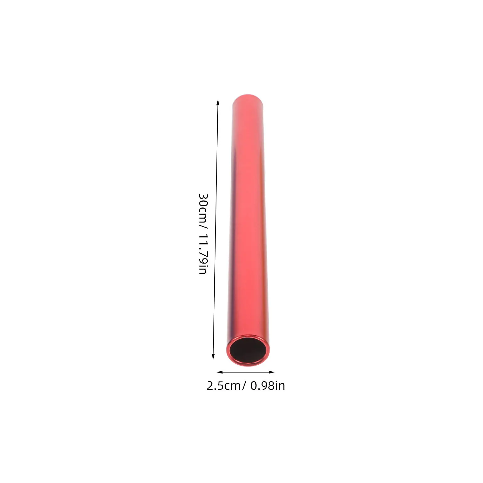 5Pcs Lightweight Aluminum Alloy Relay Stick High-Visibility Anti-Slip Grip for Runner Relay Transfer Team Sports Competition