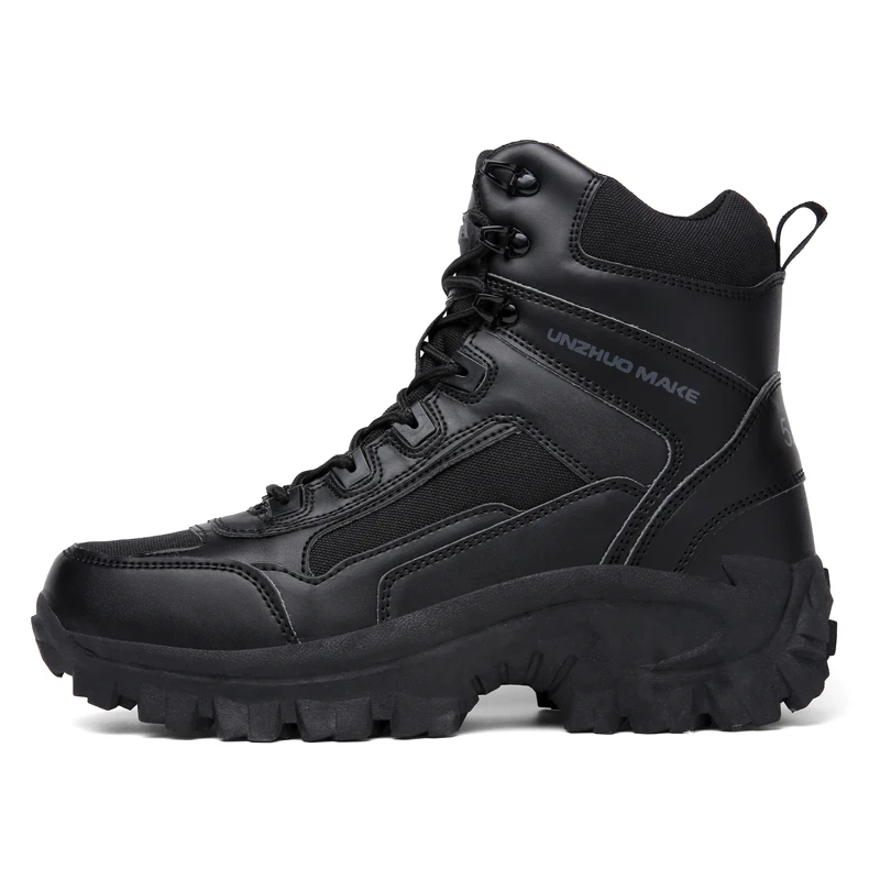 Men High Quality Military Army Boots Tactical Shoes Women Anti-Slip Desert Boots Safety Work Outdoor Training Ultrallight Ankle