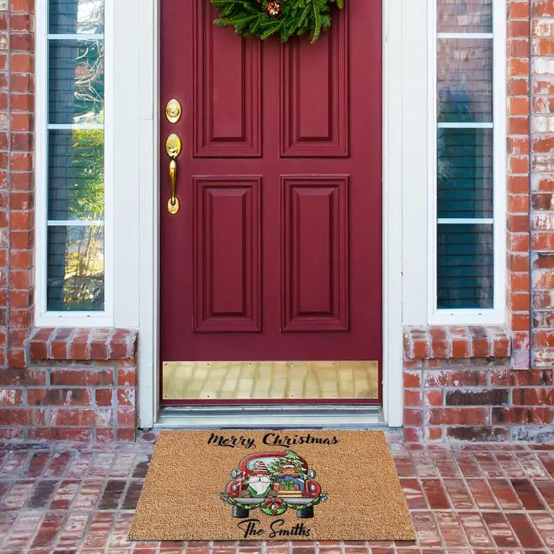 ตกแต่งคริสต์มาสประตู Merry Christmas Kitchen Doormat Xmas Party Santa Claus Snowman พรม Navidad เครื่องประดับพรม