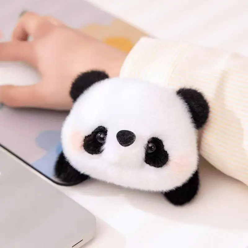 1 Piece Kawaii Stuffed Animal Kids Toy Table Doll Mouse Wrist Support Fluffy Rabbit Panda Otter Plush Wrist Rest Pad