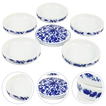 Taca do mieszania kolorów do malowania artystycznego Palety ceramiczne Taca na pigmenty akwarelowe Alette Porcelanowa paleta kolorów Pudełko z pokrywką