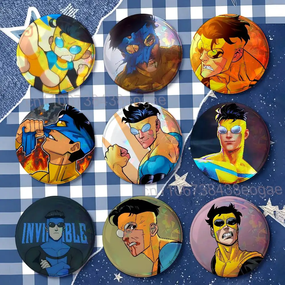 I-InvincibleS Badges 25 32 44 58 75 mm Round Customizable Wholesale Fan goods Self-made fan freebies