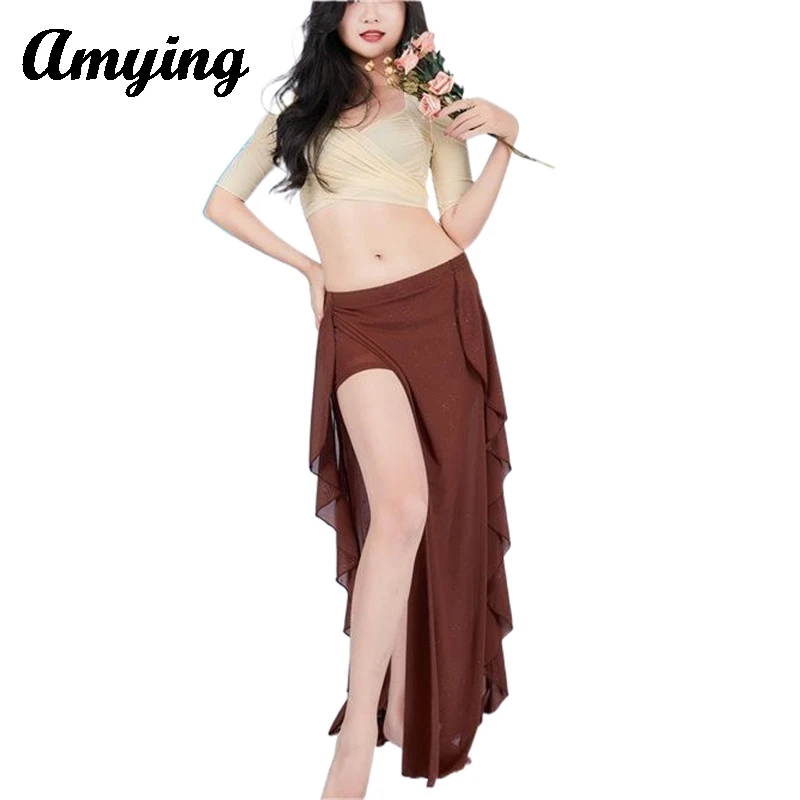 New Belly Dance Costumes Women's Sets Group Uniforms Long Skirts Performance Costumes and Dance Practice Training Clothing 2pcs