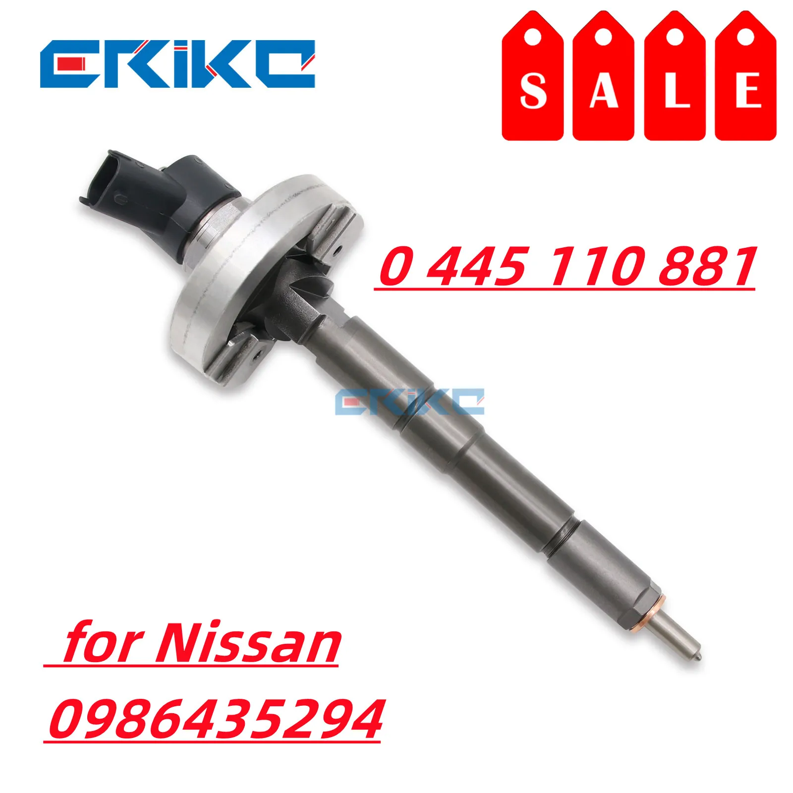 0 445 110 881 16600DC00A Common Rail Injector 0445110881 Diesel Fuel Pump Nozzle Inyector 0445 110 881 for Nissan 0986435294