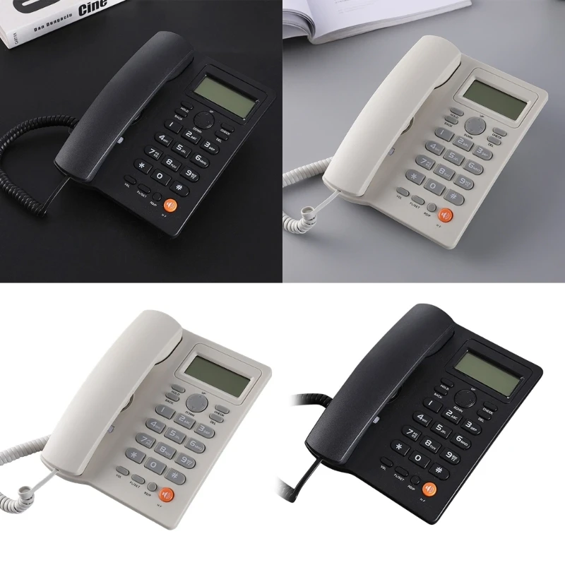Landline Phone KX-T2025 Caller Display Corded Telephone Support for Home Office