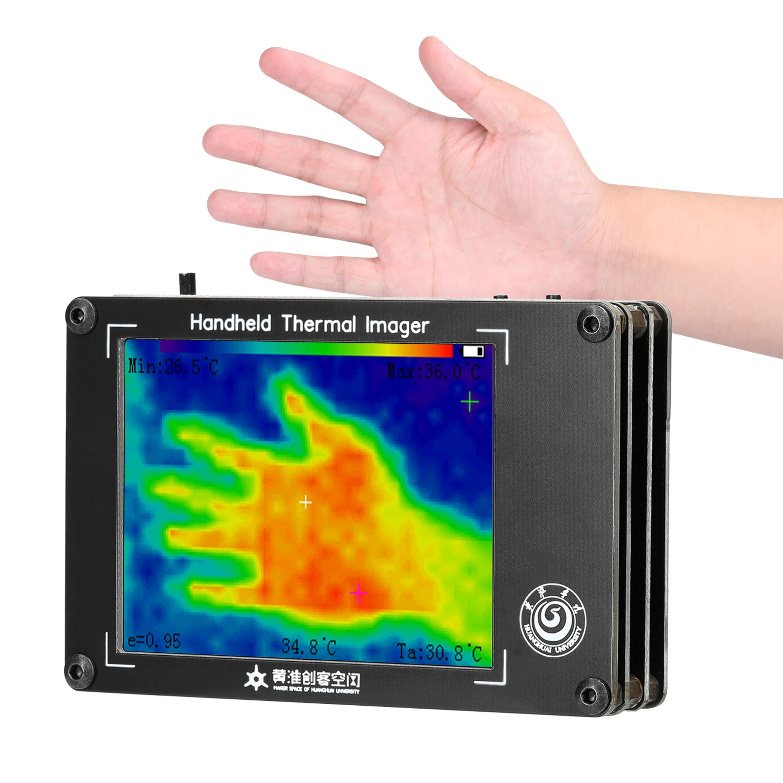 -40 ~ 300 ℃ przenośny wielofunkcyjny kamera noktowizyjna podręczny cyfrowy kamera termowizyjna na podczerwień 3.2 Cal wyświetlacz LCD