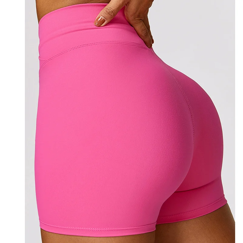 Spodenki Booty legginsy treningowe z wysokim stanem stroje gimnastyczne rajstopy Fitness odzież damska bezszwowe legginsy sportowe dla kobiet