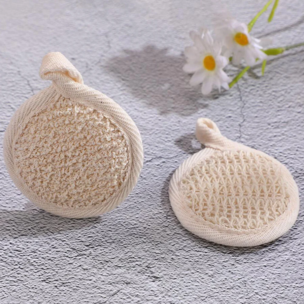 

2 Pcs Bath Towel Exfoliating Towels Body Scrubber Leg Sponge Cleaning Washer for Shower Showering