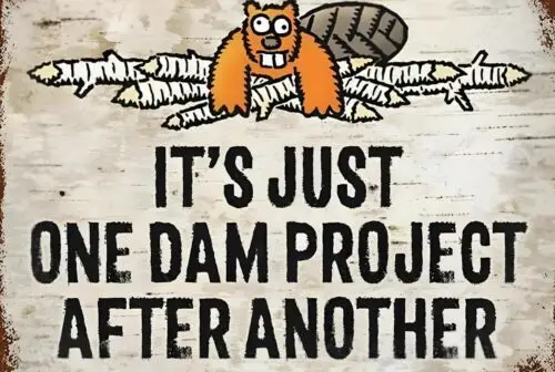 Just One Damn Project After Another Aluminum Weatherproof Funny Sign p1289