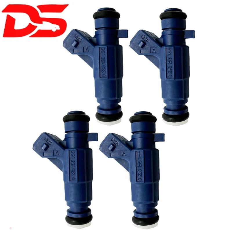 

4PFuel Injector 0280156166 For Mitsubishi Carisma Colt V Lancer VI Mirage Space Star 1.3L BYD F3 Zotye 5008 1.5L