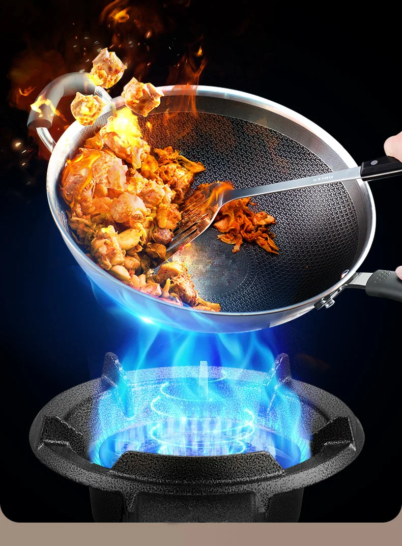 موقد غاز بشعلة واحدة، ضغط منخفض، لهب عالي، موفر للطاقة للاستخدام التجاري المنزلي CBD