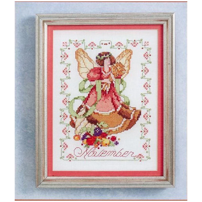 3454 çapraz dikiş kiti çapraz dikiş noel ürünleri promosyon Homfun Stich DIY zanaat nakış kumaş iplik seti hobi yetişkin