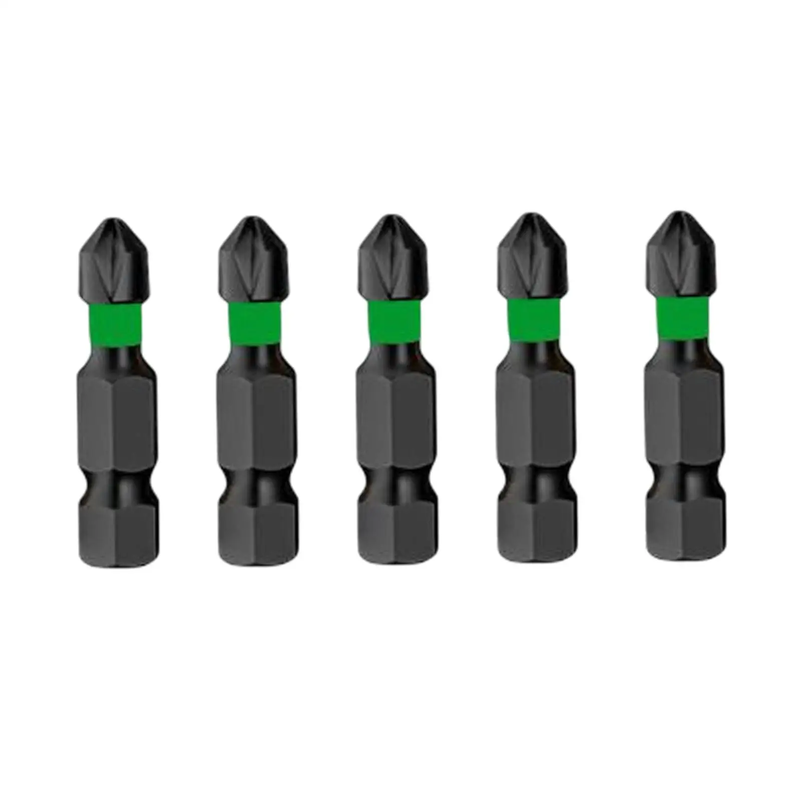 5Pcs Impact Bit Set 1/4 Hexagon Handle Screwdriver Bit Woodworking Drill Bit Impact Driver Bit Set for Electrician Maintenance