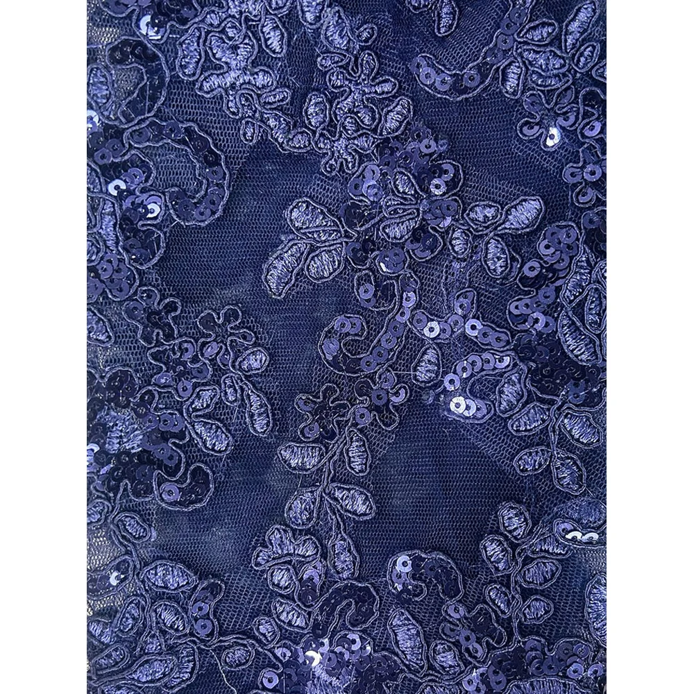 فستان أم العروس باللون الأزرق الملكي من MANRUIXIN مزين بالدانتيل مخصص وسحاب خلفي من الشيفون فساتين طويلة لحفلات الزفاف #3