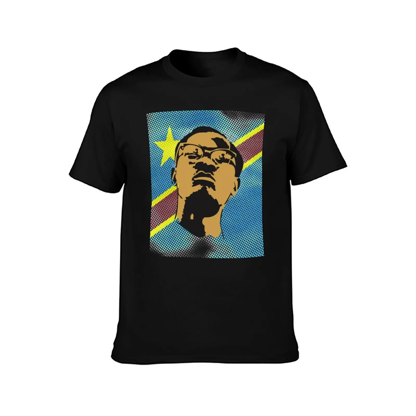 Patrice Lumumba T-Shirt blanks baggy shirts customs design your own summer tops mens clothes