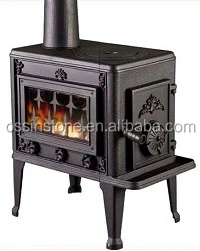 Cast Iron Fireplace Type Wood Burning Stove for Cooking