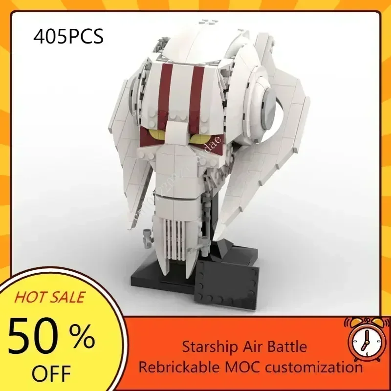 Star Plan MOC Grievous Helmcollectie MOC SpaceShip Battle Model Aangepaste puzzel Architectuur Onderwijs Assemblagemodel Speelgoed