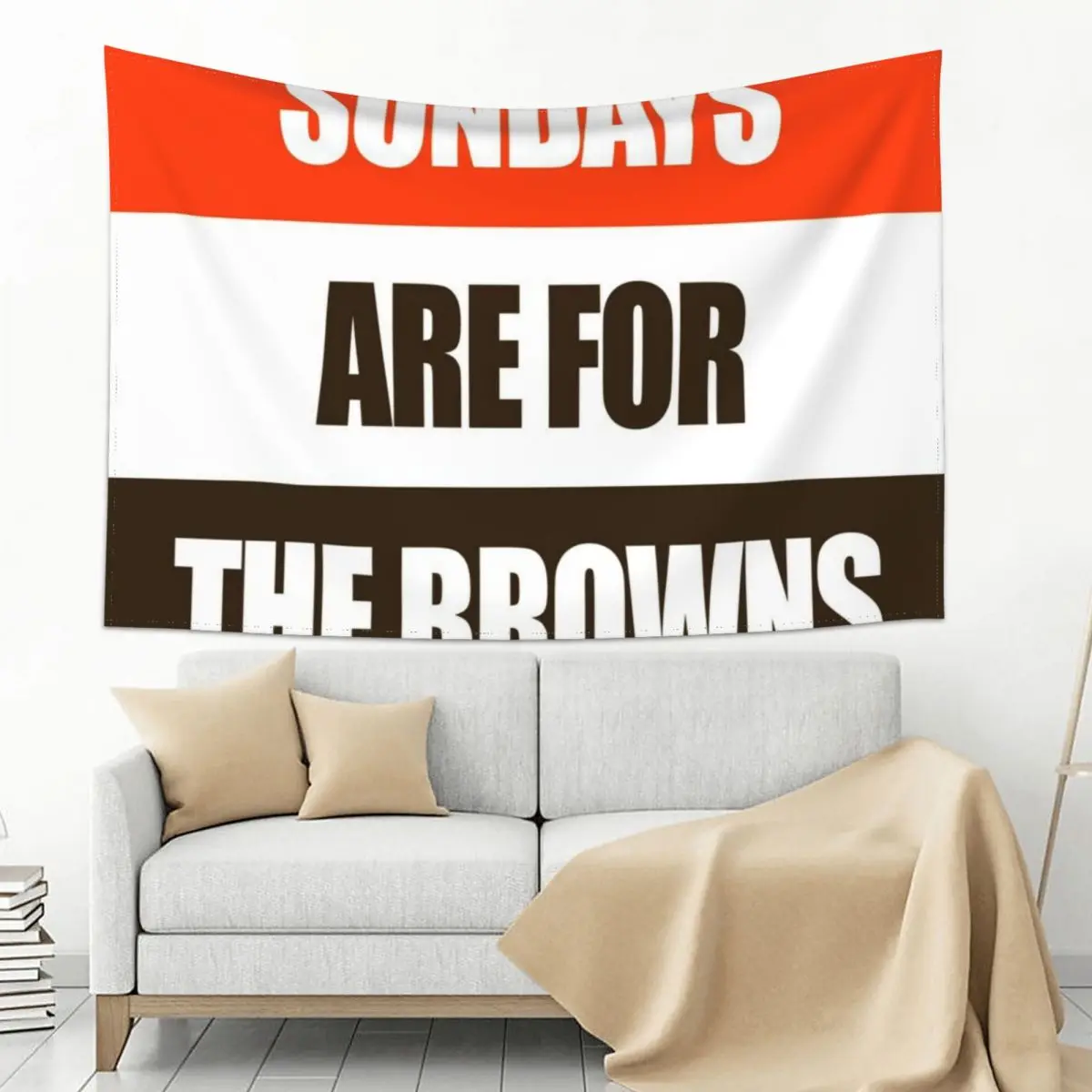 

Sundays Are For The Browns Tapestry Custom Korean Room Decor Home Decorators Decoration Aesthetic Tapestry