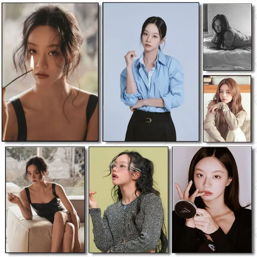 Korean Singer And Actor Lee Hyeri Poster Art Sticky Wall Waterproof Home Living Room Bedroom Bar Aesthetic Decoration
