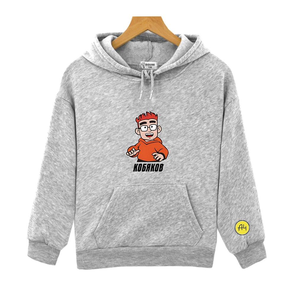 мubuч а4 KOBYAKOV sudaderas con capucha gráficas para chicas adolescentes ropa Kawaii A4 Merch jersey Top sudadera naranja con capucha gruesa para niños