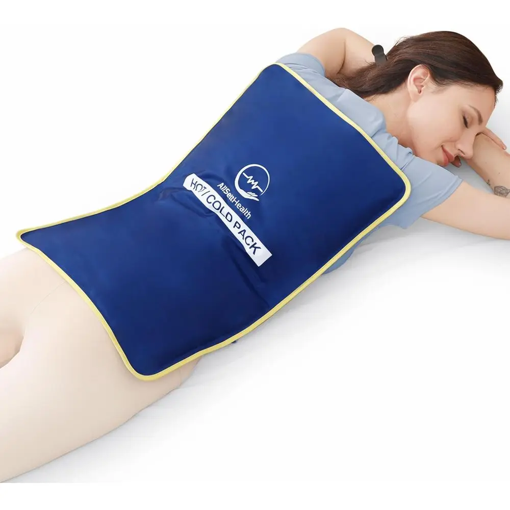 

Extra Large Reusable Gel Ice Pack for Injuries, Back Pain Relief, Post-Surgery Recovery, and Lower Back Pain Relief