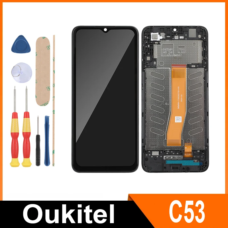

For OUKITEL C53 /6.6" FHD+ LCD Display + Touch Screen + With Frame