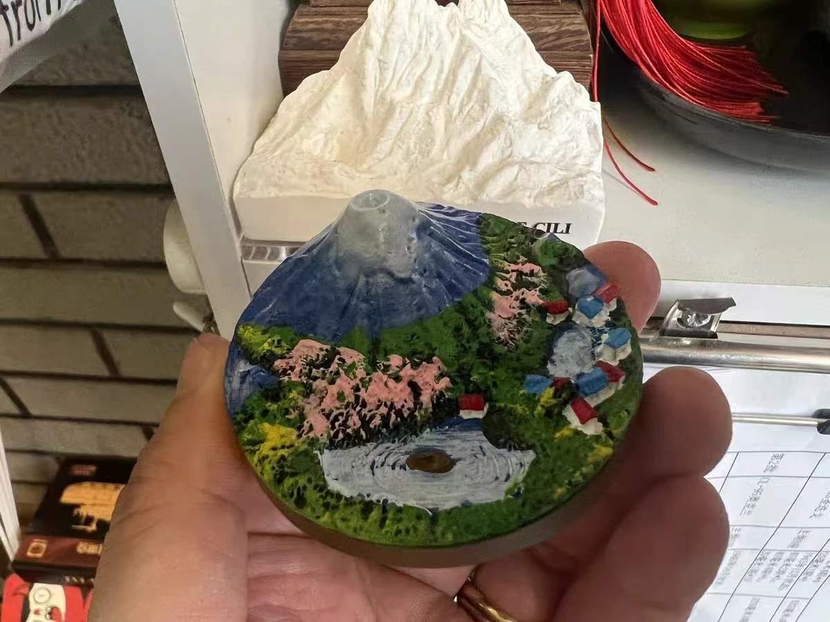 레진 피규어 모델 후지산 일본