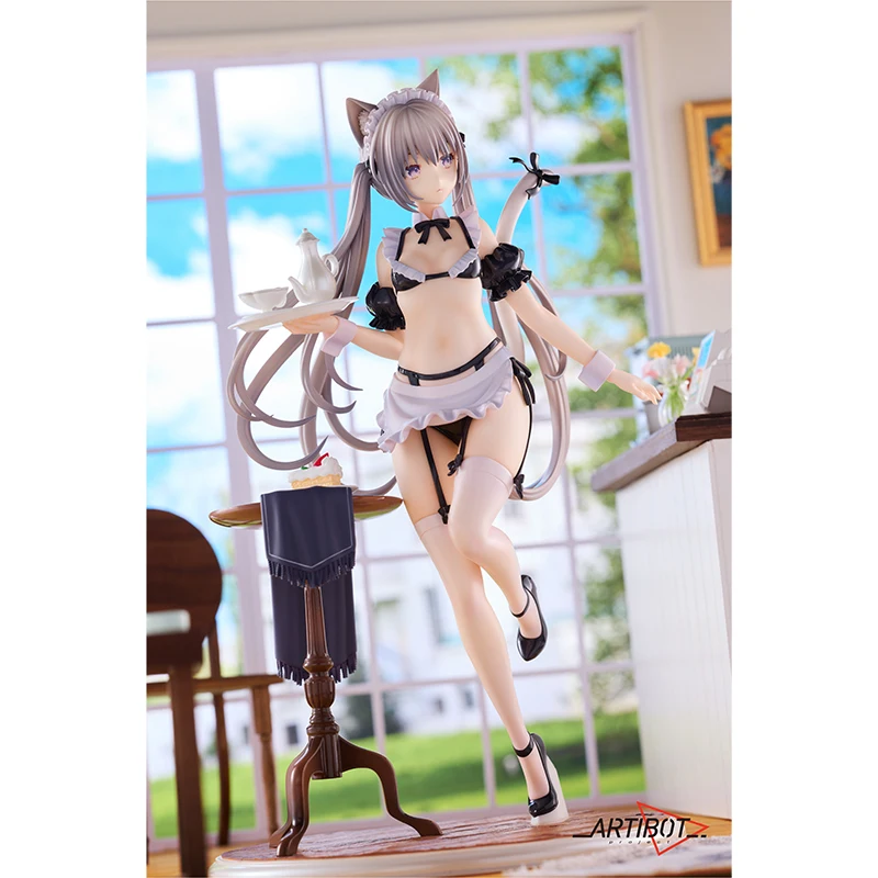 Group Artibot Original Cat Maid Noah Resin, Action Anime Figure, Poupées modèles à collectionner, Cadeau ornemental, 26cm, 1/6