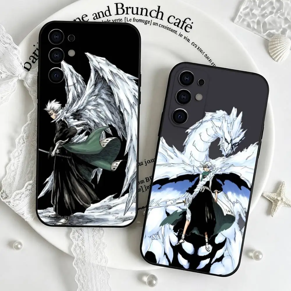 Toshiro Hitsugaya Bleach Phone Case For Samsung S25,S24,S21,S22,S23,S30,Ultra,S20,Plus,Fe,Lite,Note,10,Black Cover