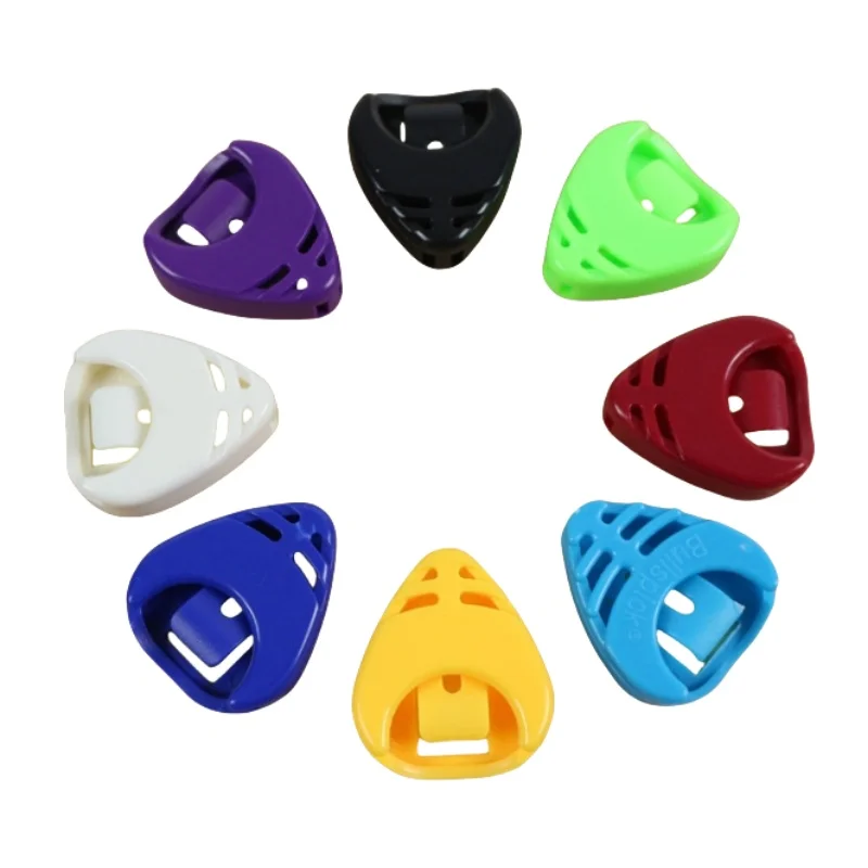 Portable Heart Shape Picks Plectrum Acoustic Electric Guitar Protect Case Cover