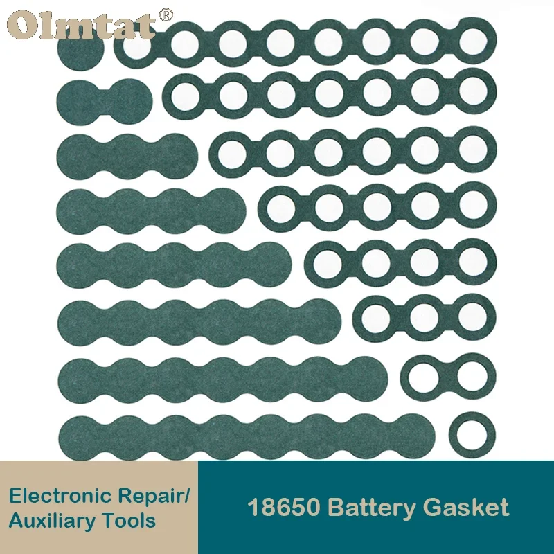 

25~500pcs 18650 21700 Li-ion Battery Insulation Gasket 1S - 8S Pack Cell Barley Adhesive Paper Insulate Tool Glue Electrode Pads