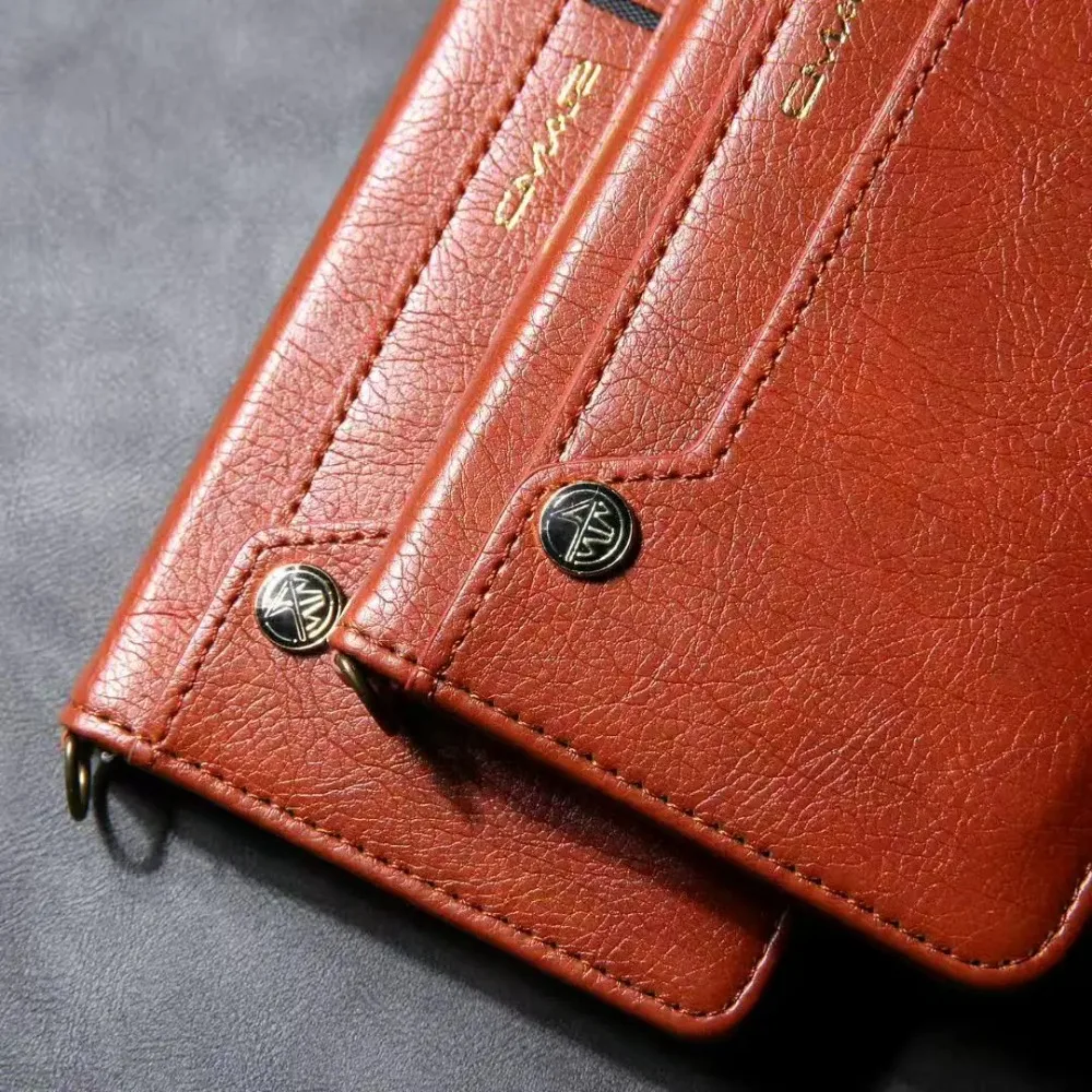 الأعمال الجلود المغناطيسي محفظة قلابة الحال بالنسبة آيفون الهواء 17 16 15 14 13 برو ماكس مكافحة الإفلات محفظة حامل بطاقة الغطاء الواقي #5