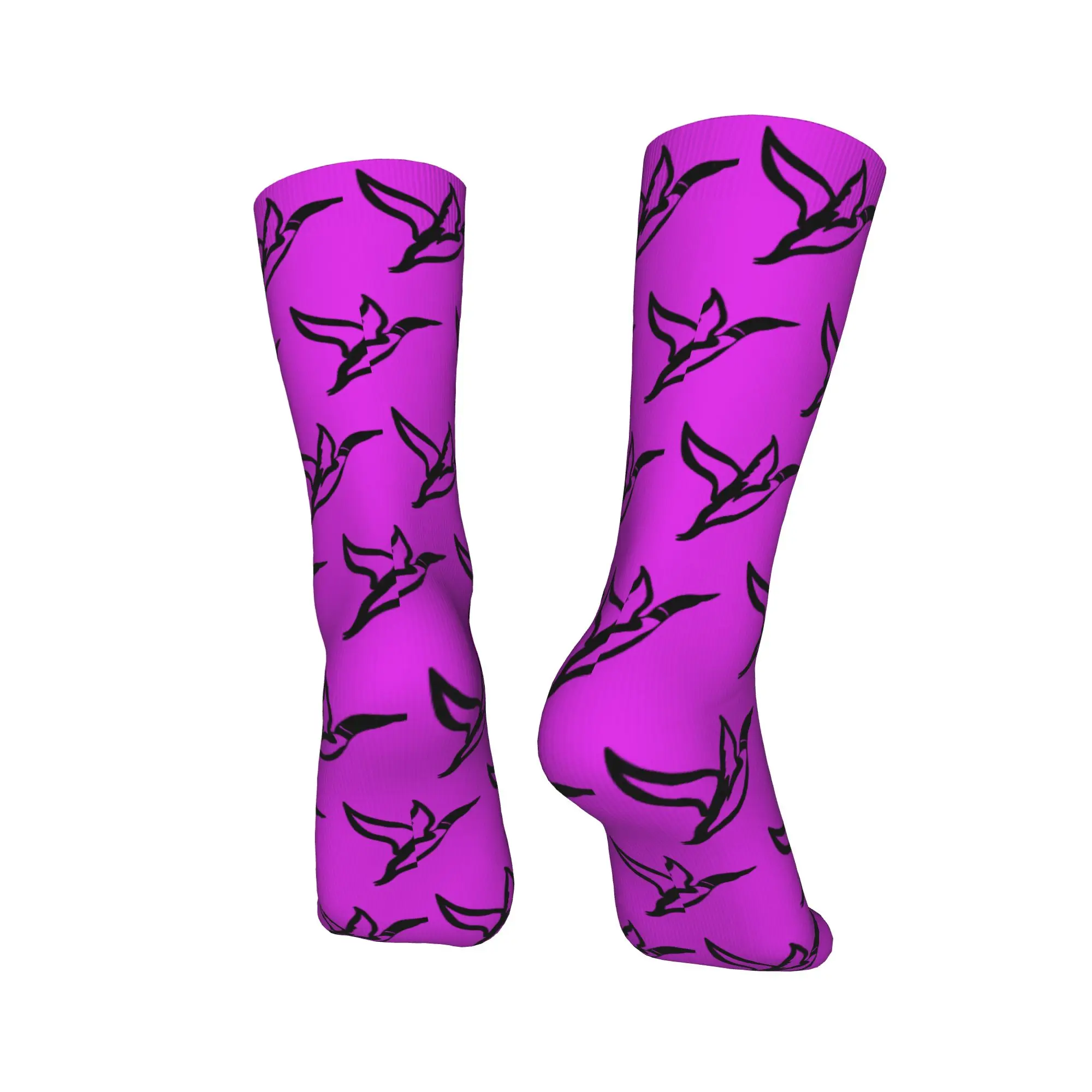 ساخنة منافس لا لون الجوارب نمط جوارب مكافحة زلة الرجال الجوارب متوسطة لينة الشتاء مضحك الجري جوارب رياضية #4