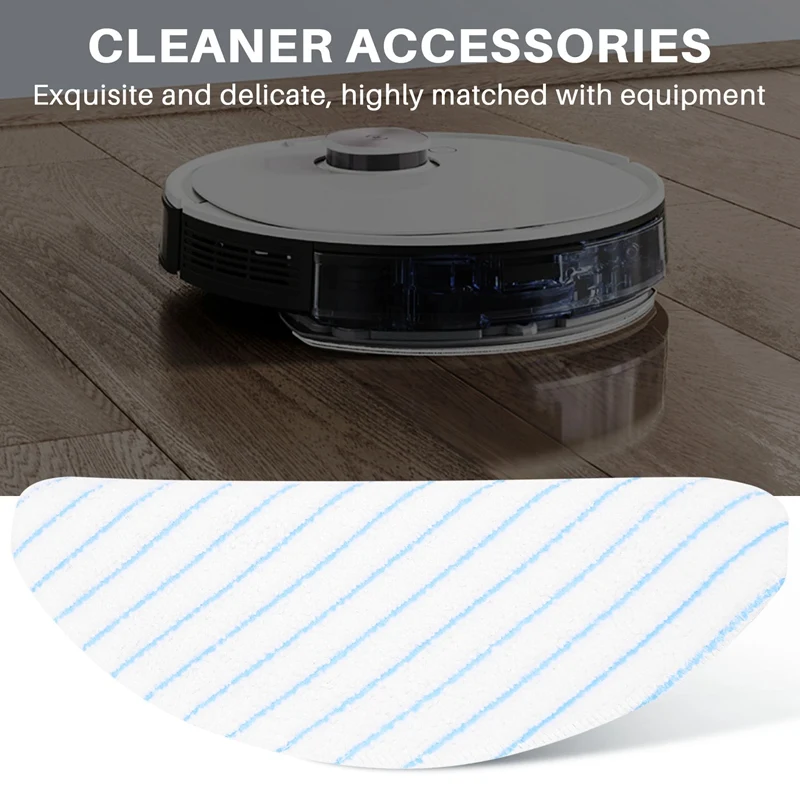 25 Pcs Disposable Microfiber Mopping Pads For Ecovacs Robot Vacuum Cleaner OZMO T8 / T8+/ T8 AIVI/ N8/ N8 Pro/ N8 Pro+