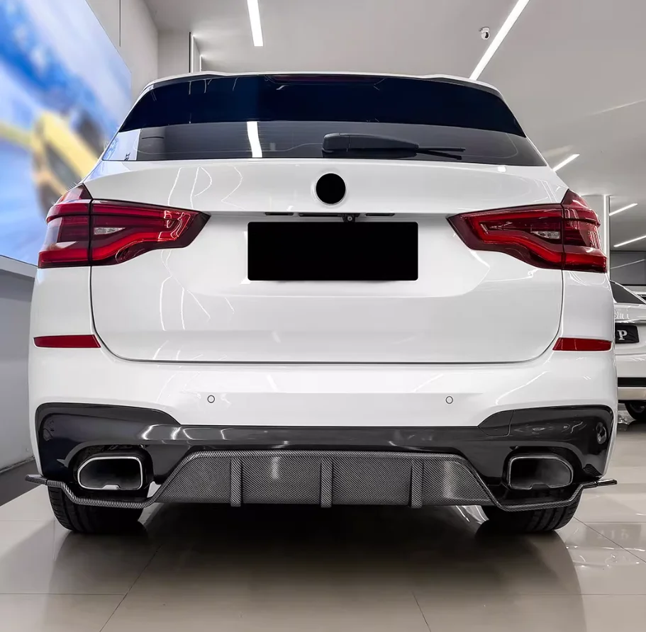 

For BMW X3 G01 M Sport 2018-2021 Rear Bumper Splitter Lip Spoiler Diffuser Body Guard Kits Tuning Car Accessories