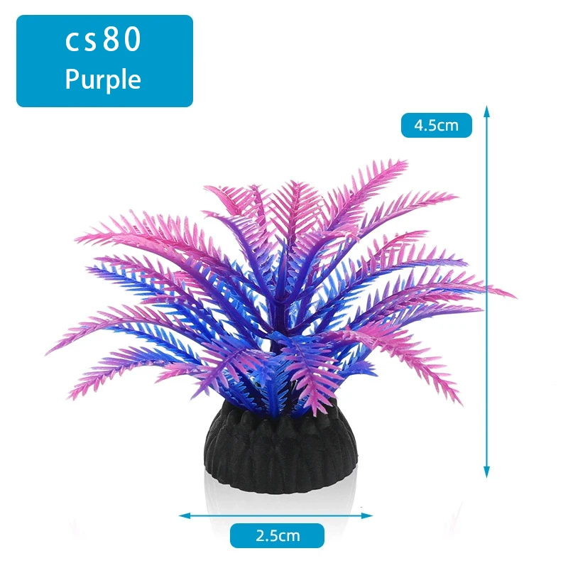 Simulazione Piante artificiali PVC Erbacce d'acqua Ornamento Acquario Erba Decorazione floreale Accessori Acquario Decorazione paesaggistica