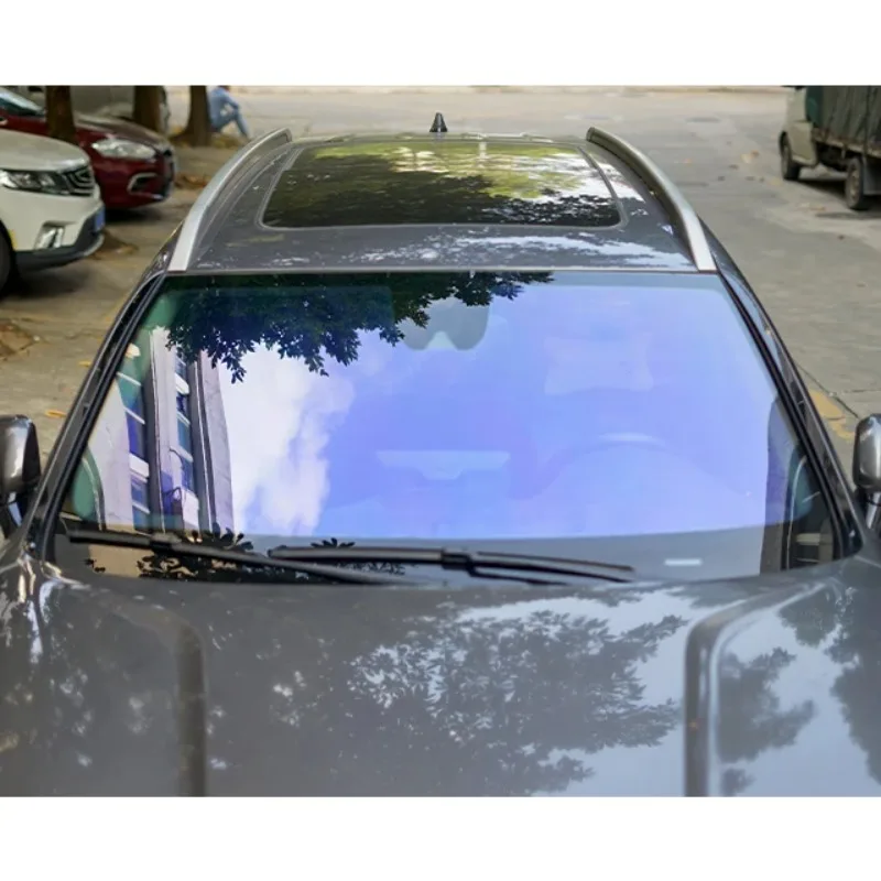 VLT 85% Blue Color Car Window Films 1m/1.52m*30m High Quality Window Tint Rolls