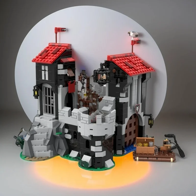 

1018PCS MOC Medieval Castle Wolfstone Model Custom Building Blocks Architecture DIY Assembly Display Gift Collectible Blocks Set