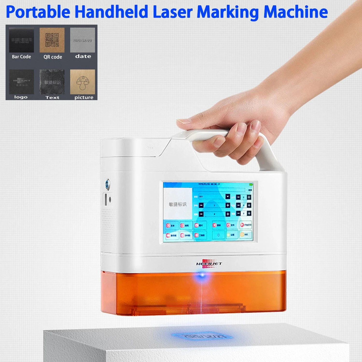 Handheld Laser Marking Machine Lightweight Laser Engraver Date Logo