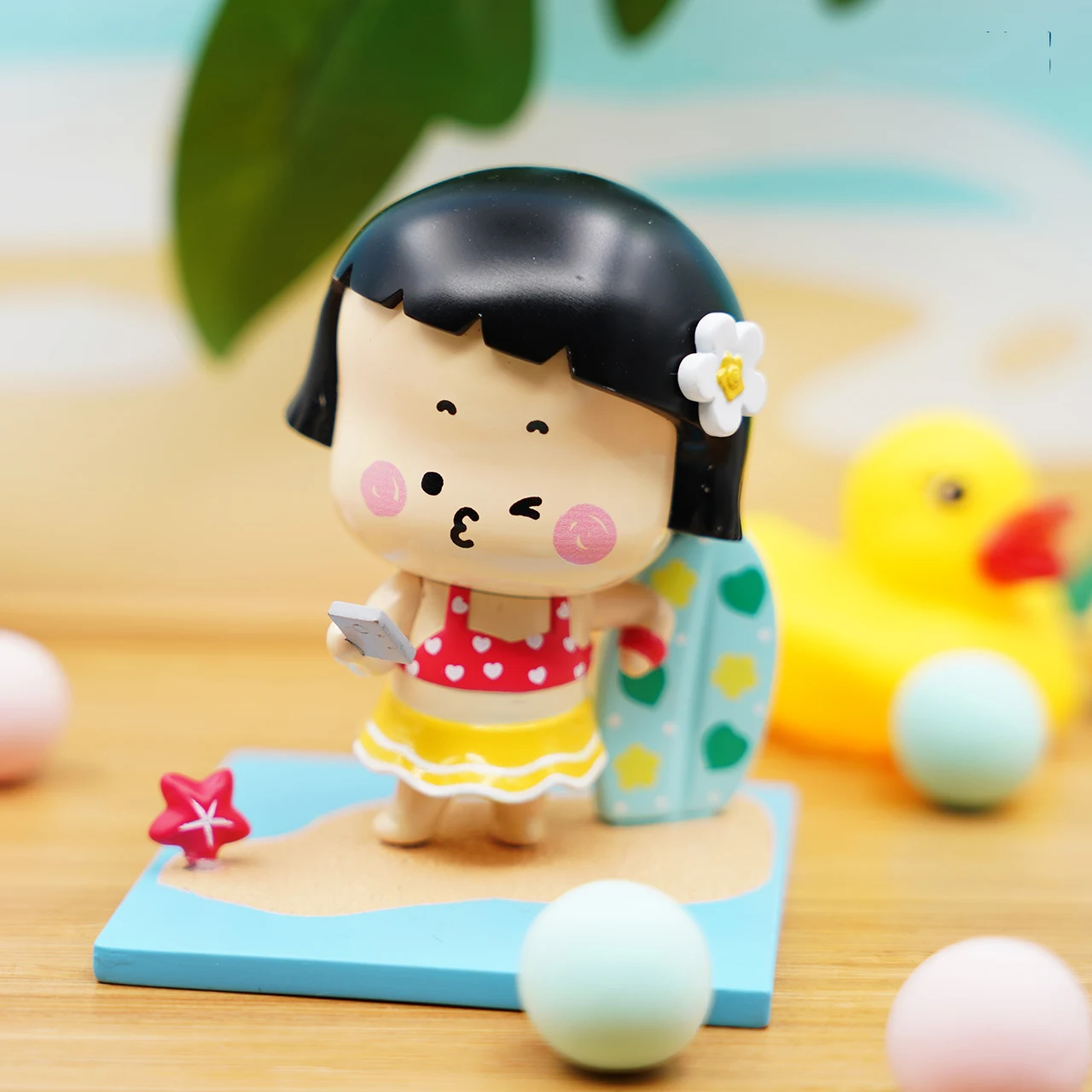 Mobile Girl Mim Summer Series Blind Box Toys Surprise Box Mystery Box Caja Misteriosa Cartoon Figure Model Girls Birthday Gift