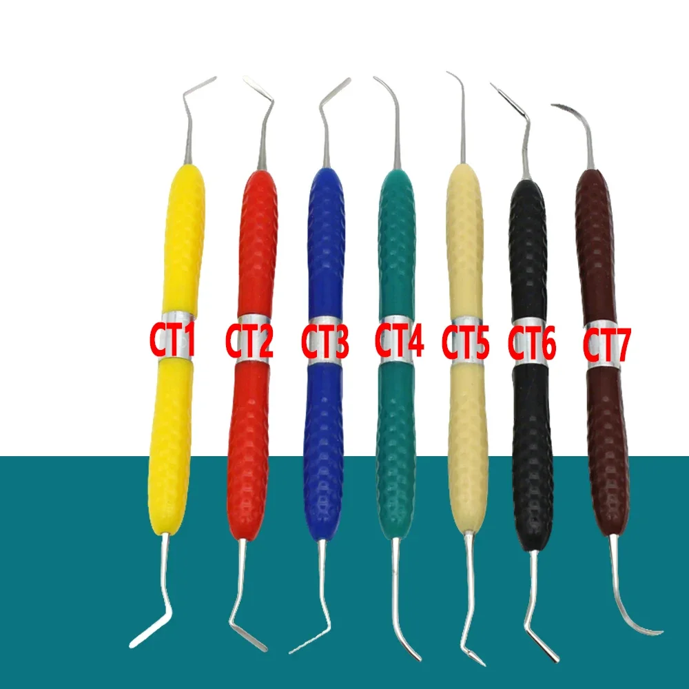 

Dental Composite Filling Tool Aesthetic Restoration Knife with Silicone Handle for Resin Application Repair and Restoration