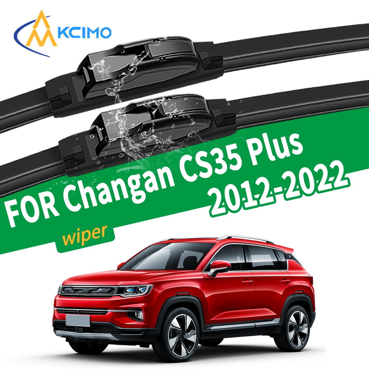 

Premium Silent Wiper Blades For Changan CS35 2012-2022 Front Windshield Wiper Auto Replacement Parts High Quality Natural Rubber