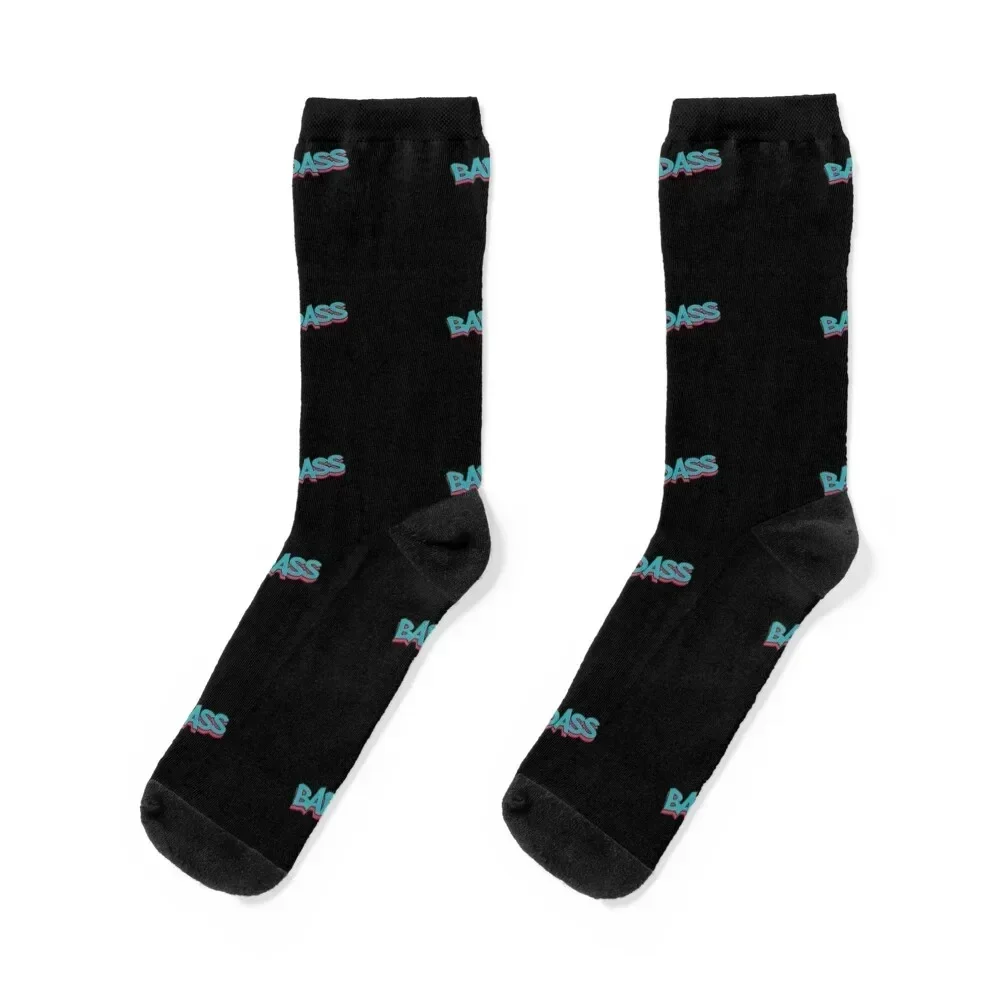 BADASS- US slang for tough and intimidating person Socks hip hop hiphop compression Socks Woman Men's