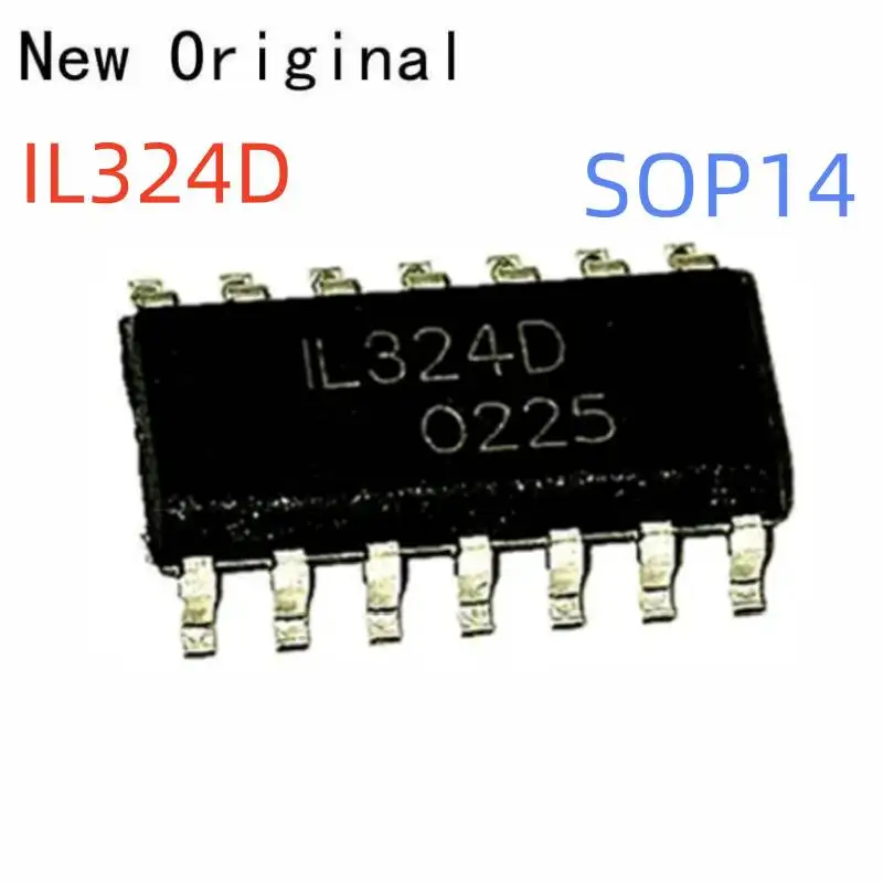 

Il324D 1L324D Sop14 New and Original 32V Low Power Quad Operational Amplifier