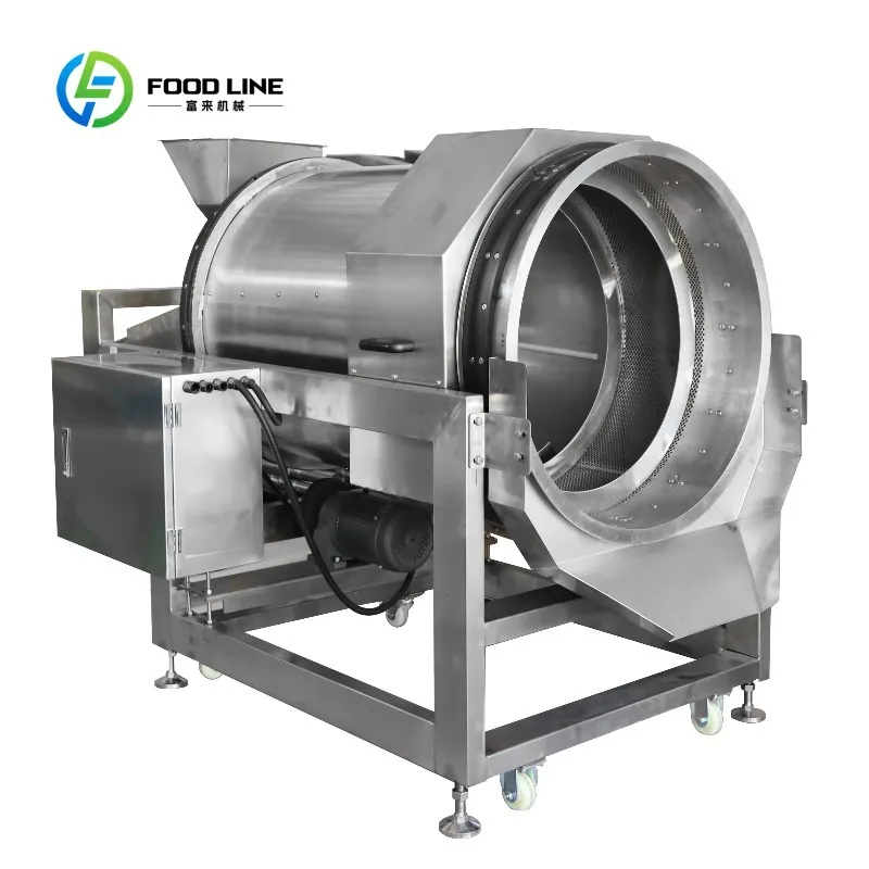 Customized Automatic Dry Fruits Chocolate And Sugar Nuts Coating Machine For Preventing Glaze Separation
