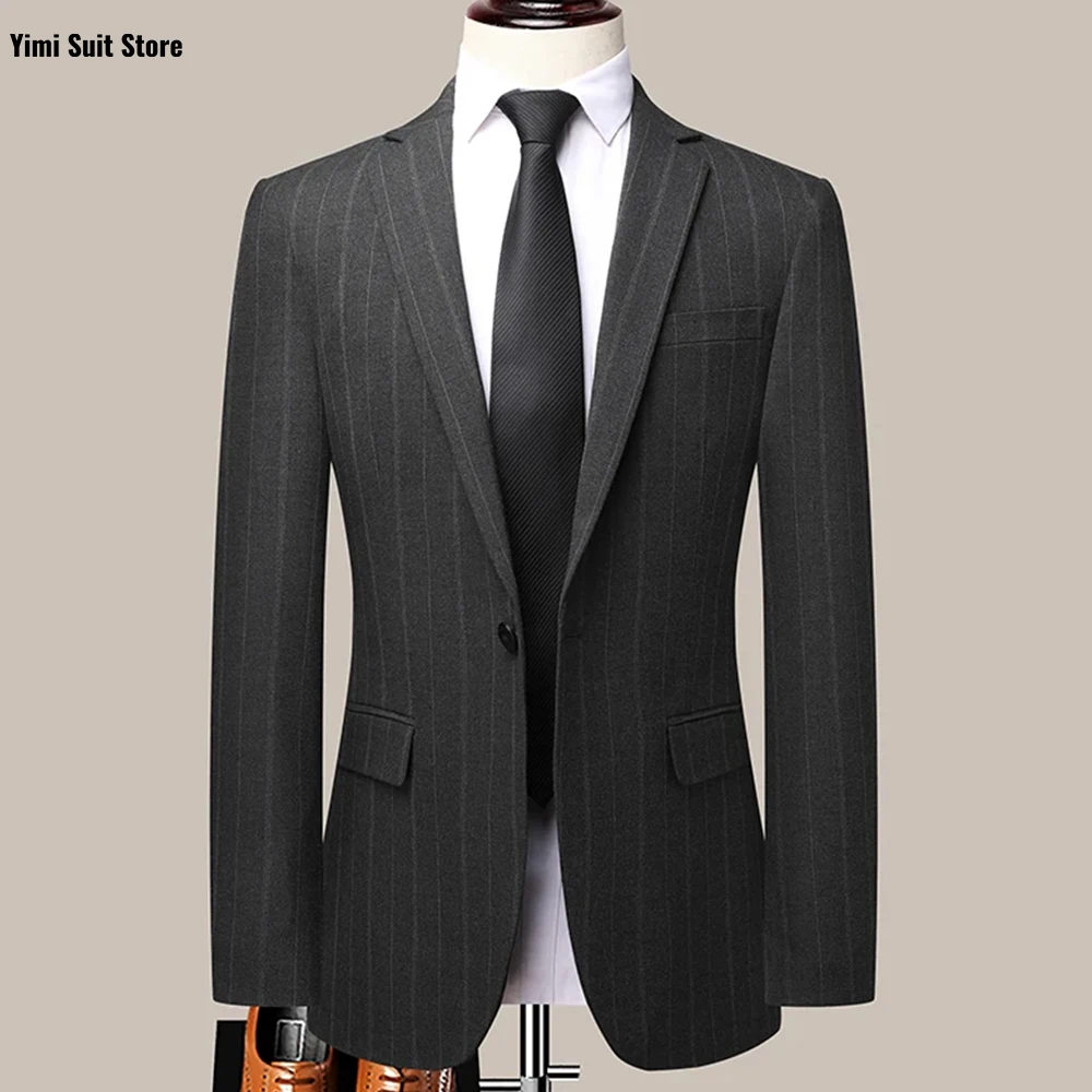 

Office Business Classic Plaid Mens Casual Business Suit Two Pieces Groom Weddding Mens Suit Formal Outfits Dress Party Suits