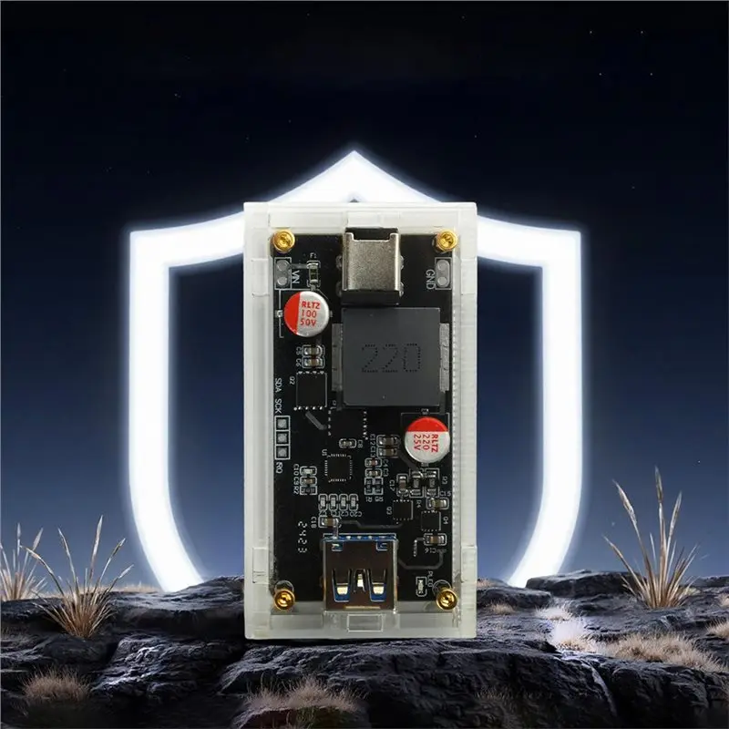ABJF-DC 6-30V 140W Multi Protocol Desktop Intelligent Fast Charging Module High-Power For QC4.0+/5.0 PD FCP SCP SFCP AFC