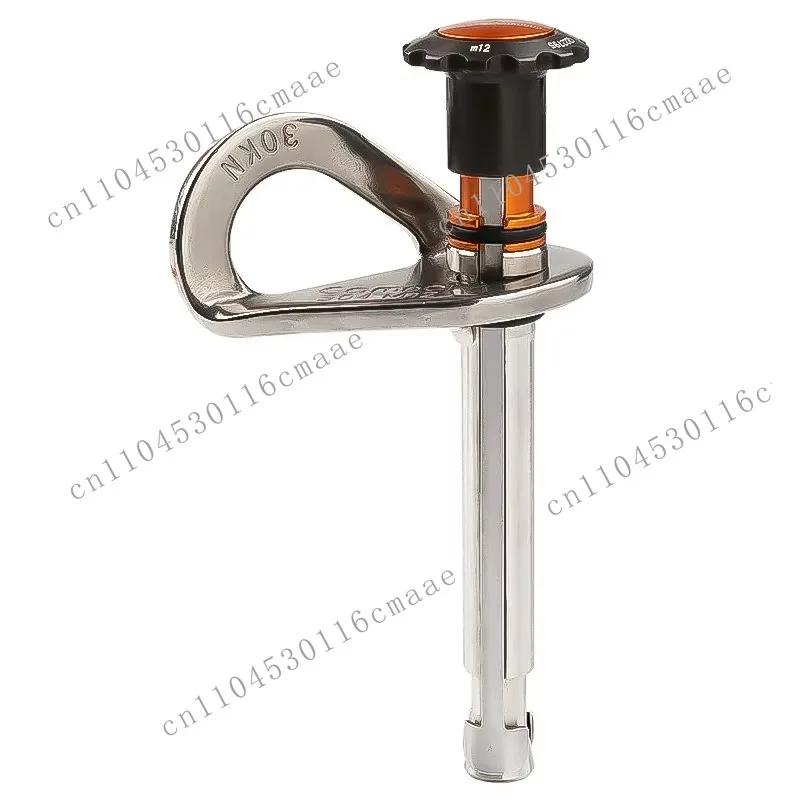 M12 30KN reusable stainless steel bolt removable anchor, suitable for mountaineering, caving, rock climbing, and aerial work