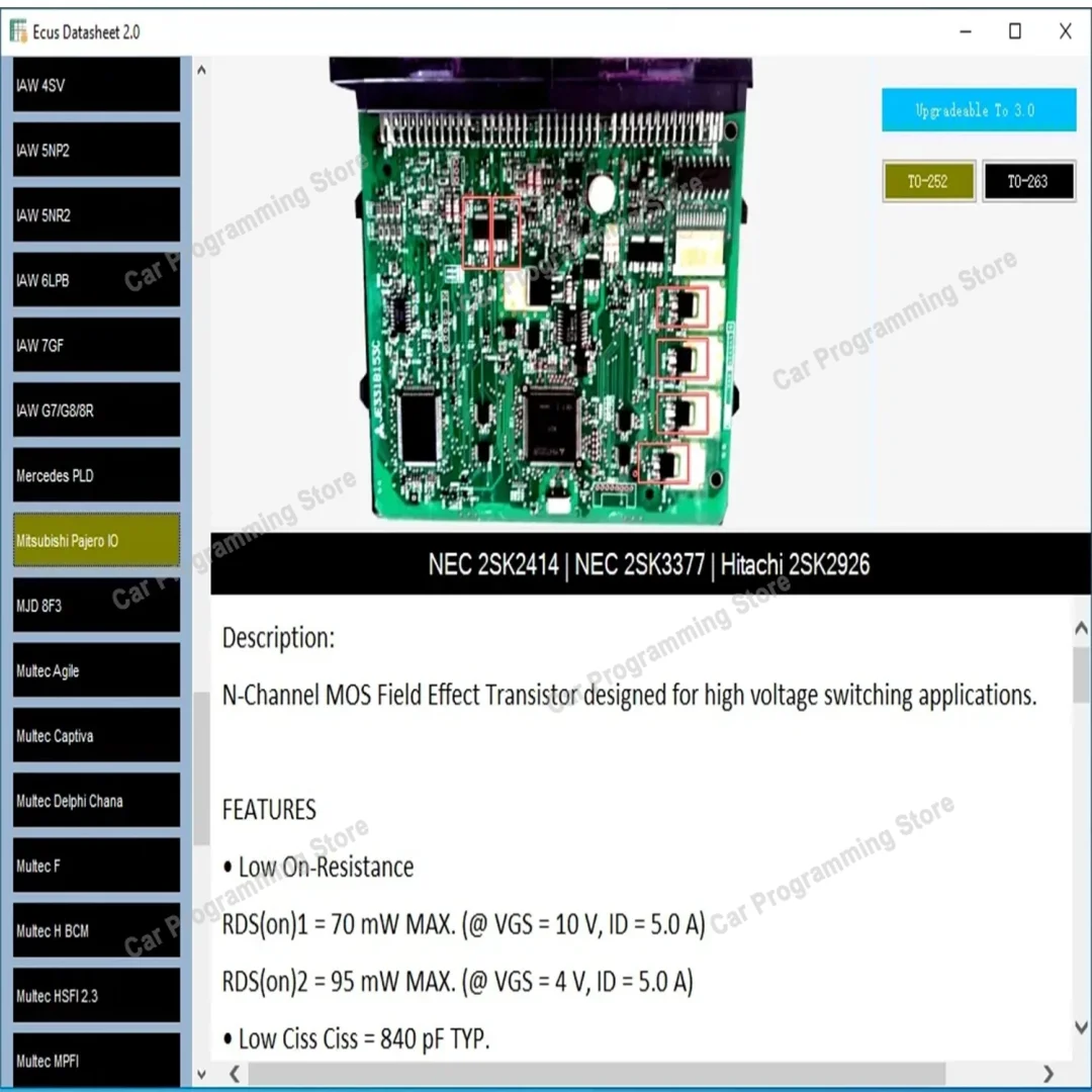 Electronics Repair Guide - ECU Veri Sayfası 2.0 Otomotiv Elektronik